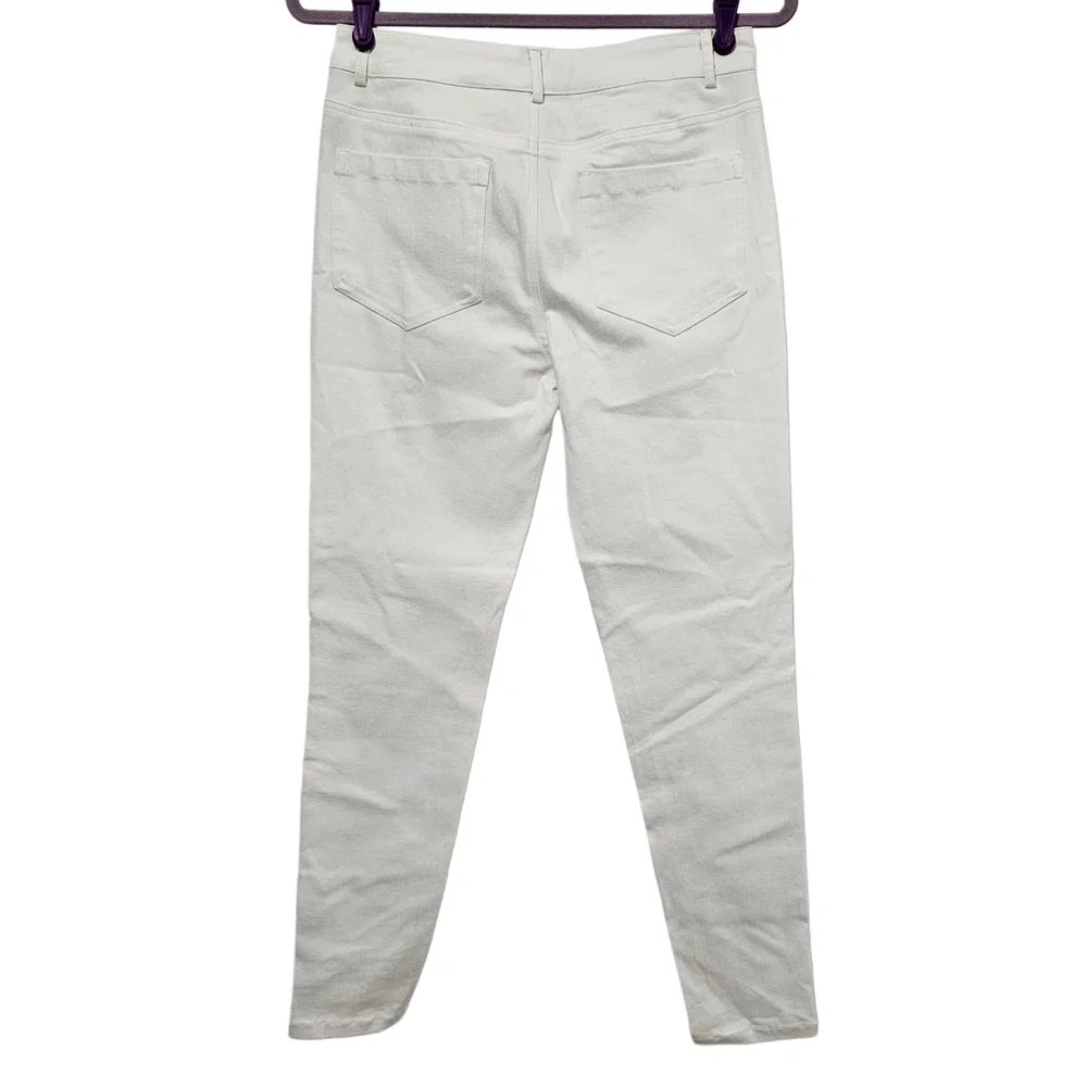 Cynthia Rowley White Floral Embroidered Jeans NWT